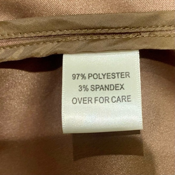 TravelSmith Microsuede Duster Jacket Plus Size 3X Camel Tan Vegan Suede Buttons - Picture 9 of 9